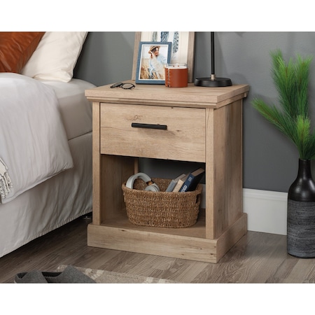 Sauder Aspen Post Night Stand Pmo , Durable, 1 in. thick top for dependable display options 433957